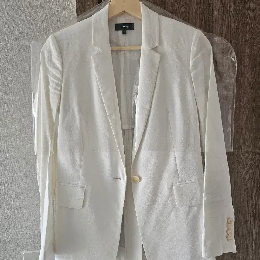 [BUNJANG] Theory Women's Linen Blazer White Size 0 / 띠어리 여성 블레이저