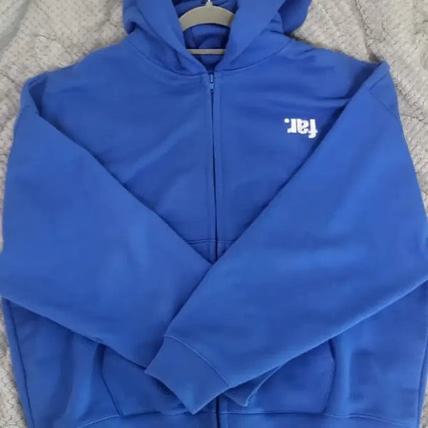 [BUNJANG] FAR FROM WHAT Reverse Blue Hoodie Zip-up / 파아카이브 리버스 블루 후드집업 FAR FROM WHAT 파프롬왓