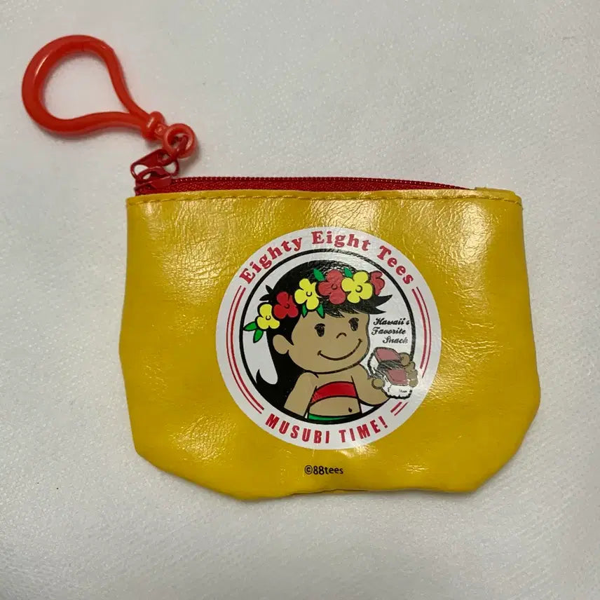 [BUNJANG] Hawaiian Yellow Mini Pouch Coin Wallet / 가챠)하와이안 옐로우 미니 파우치 /동전지갑
