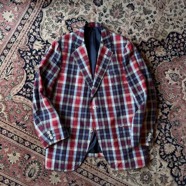 [BUNJANG] Anatomica University Jacket Madras Fabric / 아나토미카 유니버시티 자켓 남성100
