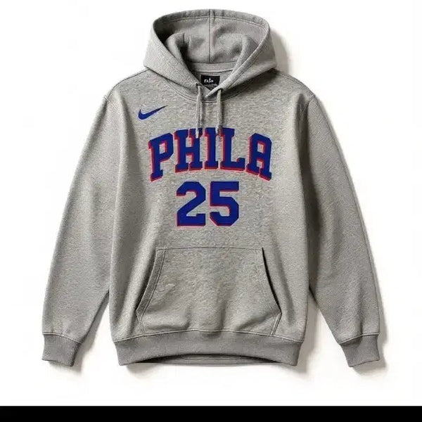 [BUNJANG] Nike NBA Philadelphia 76ers Ben Simmons Hoodie Grey 3XL / [3XL] 나이키 NBA 필라델피아 76ers 벤 시몬스 후드티 그레이