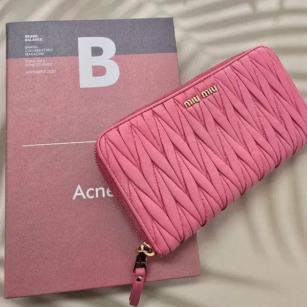 [BUNJANG] Miu Miu Pink Long Wallet / 미우미우핑크장지갑