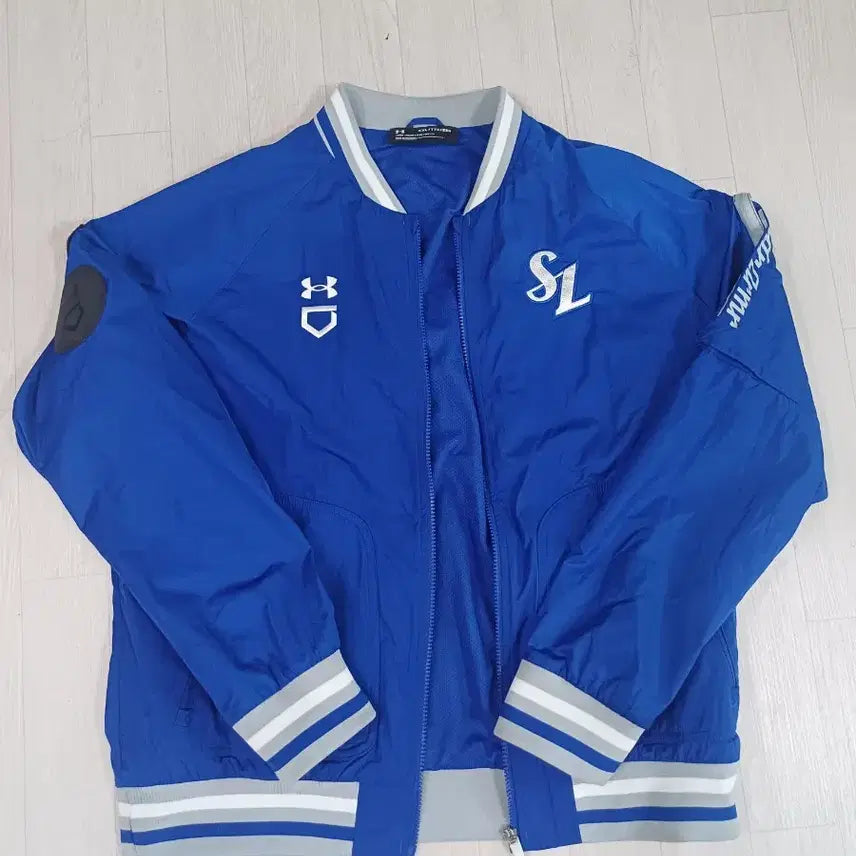 [BUNJANG] Samsung Lions x Under Armour Spring/Fall Jacket 2XL / 삼성라이온즈 x 언더아머 춘추 자켓 2xl사이즈
