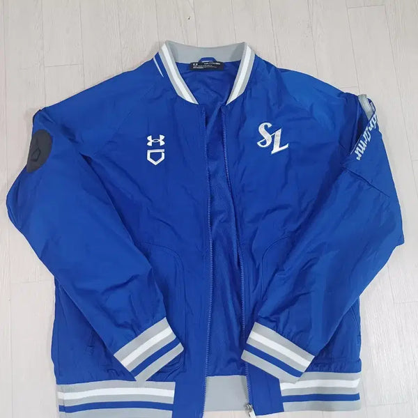[BUNJANG] Samsung Lions x Under Armour Spring/Fall Jacket 2XL / 삼성라이온즈 x 언더아머 춘추 자켓 2xl사이즈