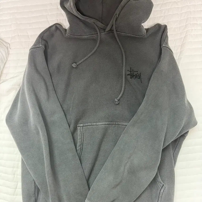 [BUNJANG] Stüssy Charcoal Hoodie / 스투시 차콜 후드티