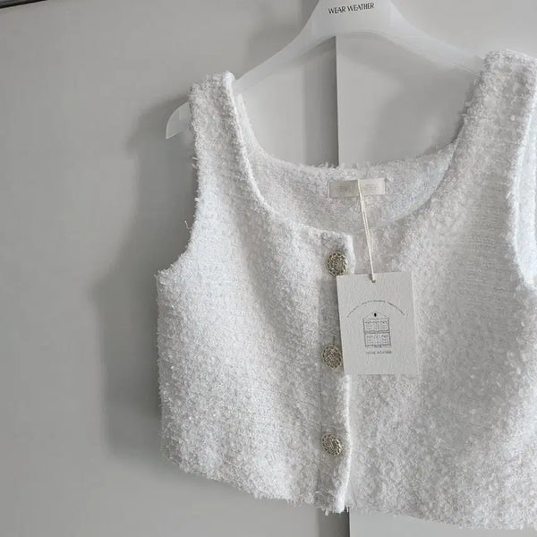 [BUNJANG] Wearweather Odd Tweed Vest / 웨어웨더 오드트위드 베스트