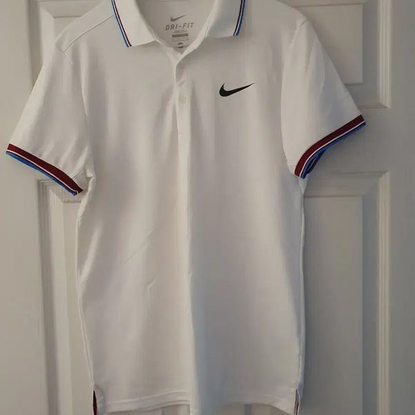 [BUNJANG] Nike Dri-FIT White Polo T-Shirt Men's Size S / 나이키 드라이핏 화이트 카라티 남성 S 사이즈