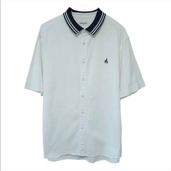 [BUNJANG] Beanpole Short Sleeve Shirt / 빈폴 반팔셔츠 남방 105-110