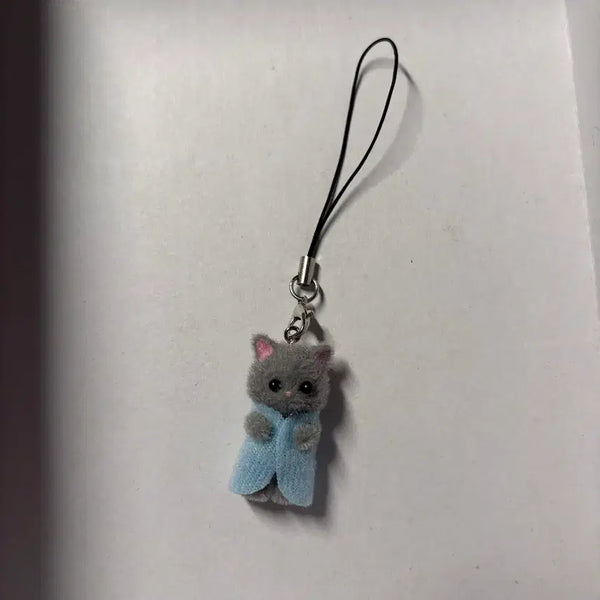 [BUNJANG] Sylvanian Families Persian Cat Charm / 실바니안 페르시안 고양이 휴대폰 고리