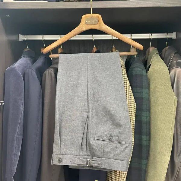 [BUNJANG] SARTOLOGY Mid Grey Wool Trousers / 사르톨로지(SARTOLOGY) 미드그레이 울팬츠(44-46)
