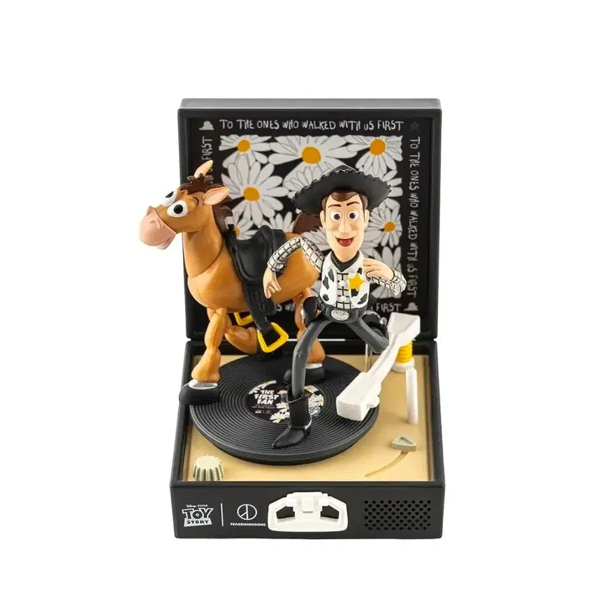[BUNJANG] PEACEMINUSONE x Toy Story The First Fan Diorama Figure Record Player / 피스마이너스원 토이스토리 더 퍼스트팬 디오라마 피큐어 레코드 플레이어