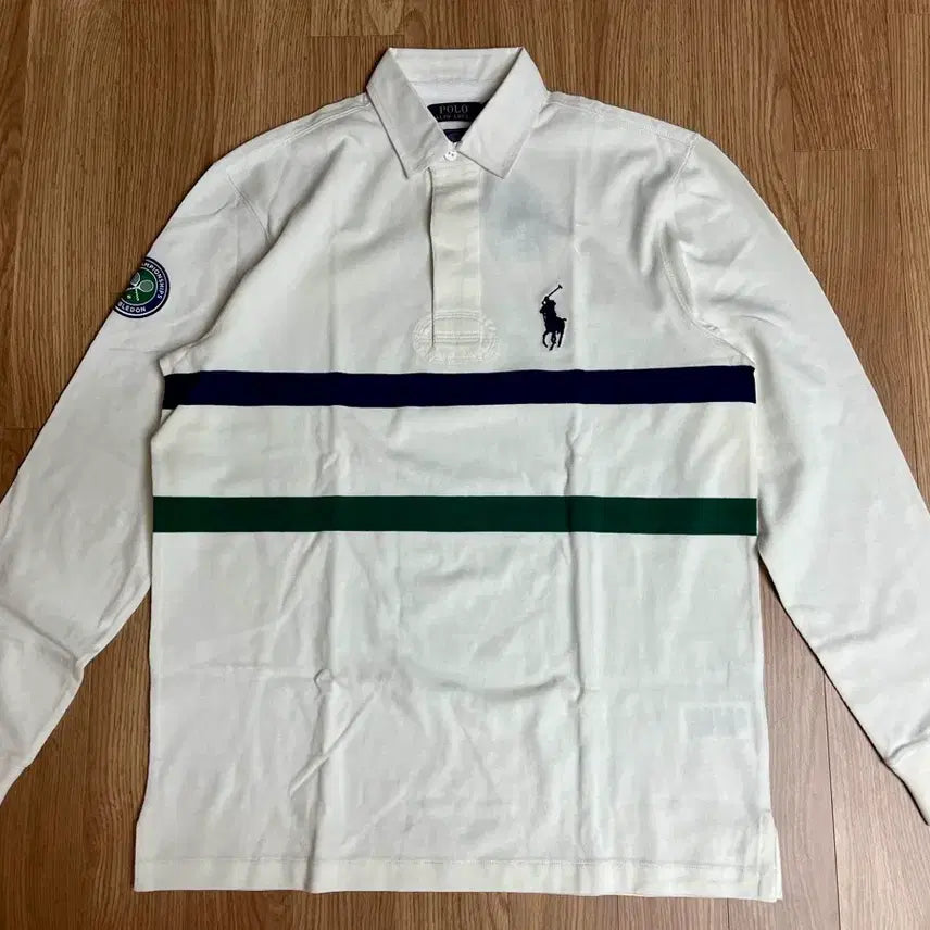 [BUNJANG] Polo Ralph Lauren Wimbledon Rugby Shirt Medium / 폴로 랄프 로렌 윔블던 럭비 셔츠 M