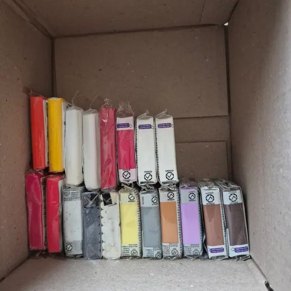 [BUNJANG] Fimo & Cernit Polymer Clay (19 pieces) / 폴리머클레이 피모,써닛19개