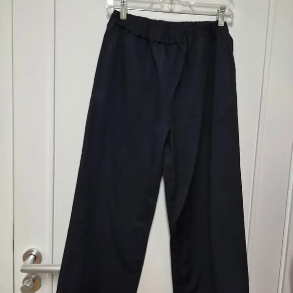 [BUNJANG] Aspesi Navy & Khaki Cotton Wide Pants (Size 38) / ASPESI아스패시  네이비와  카키 와이드 팬츠