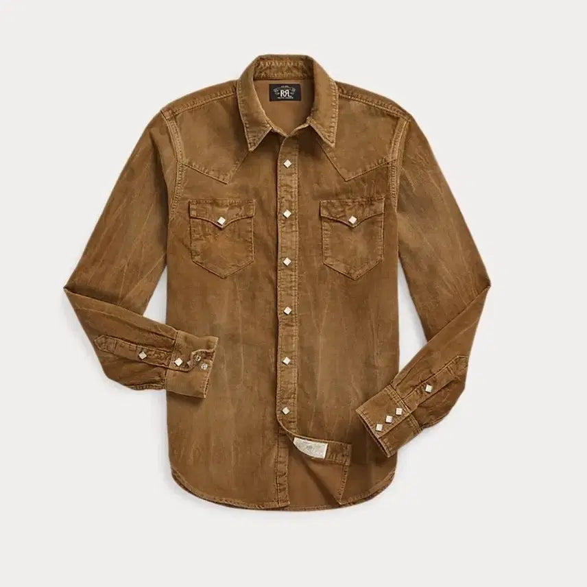 [BUNJANG] RRL Slim Fit Corduroy Western Shirt XL / 더블알엘 슬림핏 코듀로이 웨스턴 셔츠 XL      RRL