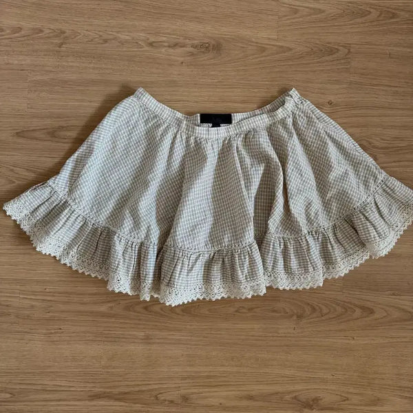 [BUNJANG] Zara Frill Mini Skirt / 자라 Zara 프릴 미니 스커트 S