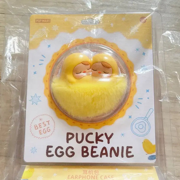 [BUNJANG] POP MART Pucky Egg Beanie Earphone Case / 팝마트 푸키 에그 비니 이어폰 케이스