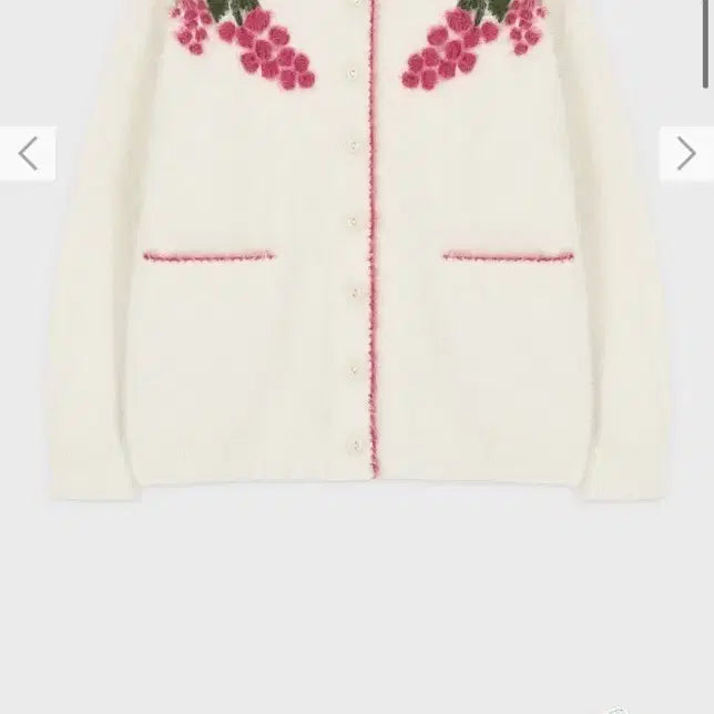 [BUNJANG] Sinnon Grape Cardigan Ivory / 시눈 sinnon 포도 가디건 아이보리