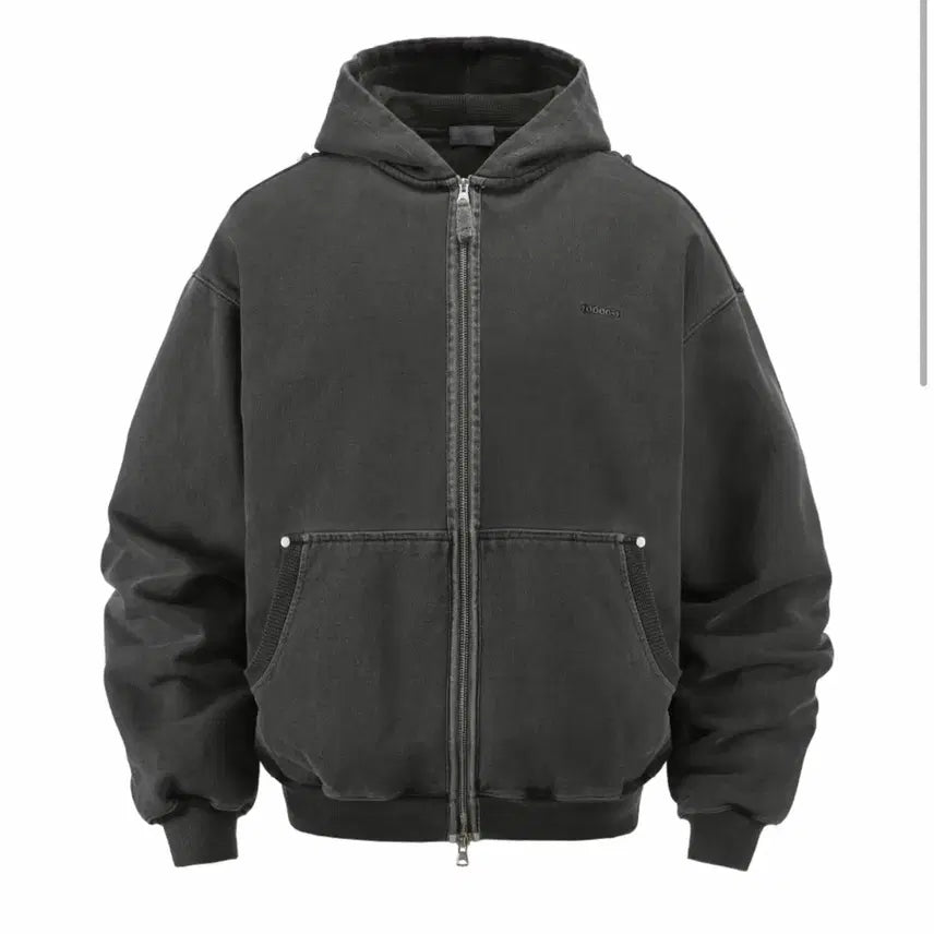 [BUNJANG] 9999 Archive Pigment Washing Hood Zip-Up (Size 2) / [2] 9999아카이브 피그먼트 워싱 후드집업