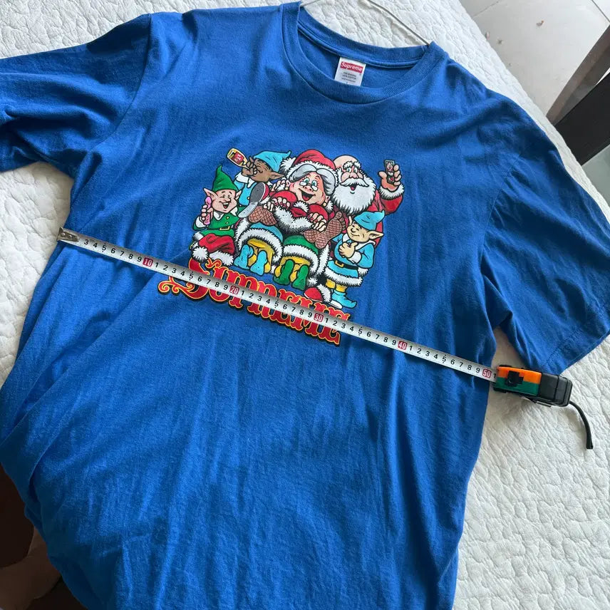 [BUNJANG] Supreme Naughty T-Shirt Royal (FW25) - Size L / 슈프림 나티 티셔츠 로얄 - 25FW L사이즈