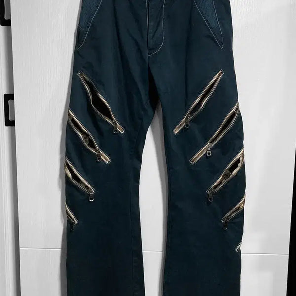 [BUNJANG] Vivienne Westwood 2005s Multi-Zip Archive Pants / 05ss 비비안웨스트우드 멀티지퍼 팬츠 아카이브 바지