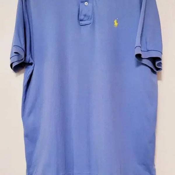 [BUNJANG] Polo Ralph Lauren Blue T-Shirt Size M / 폴로 랄프로렌 블루 카라티 M