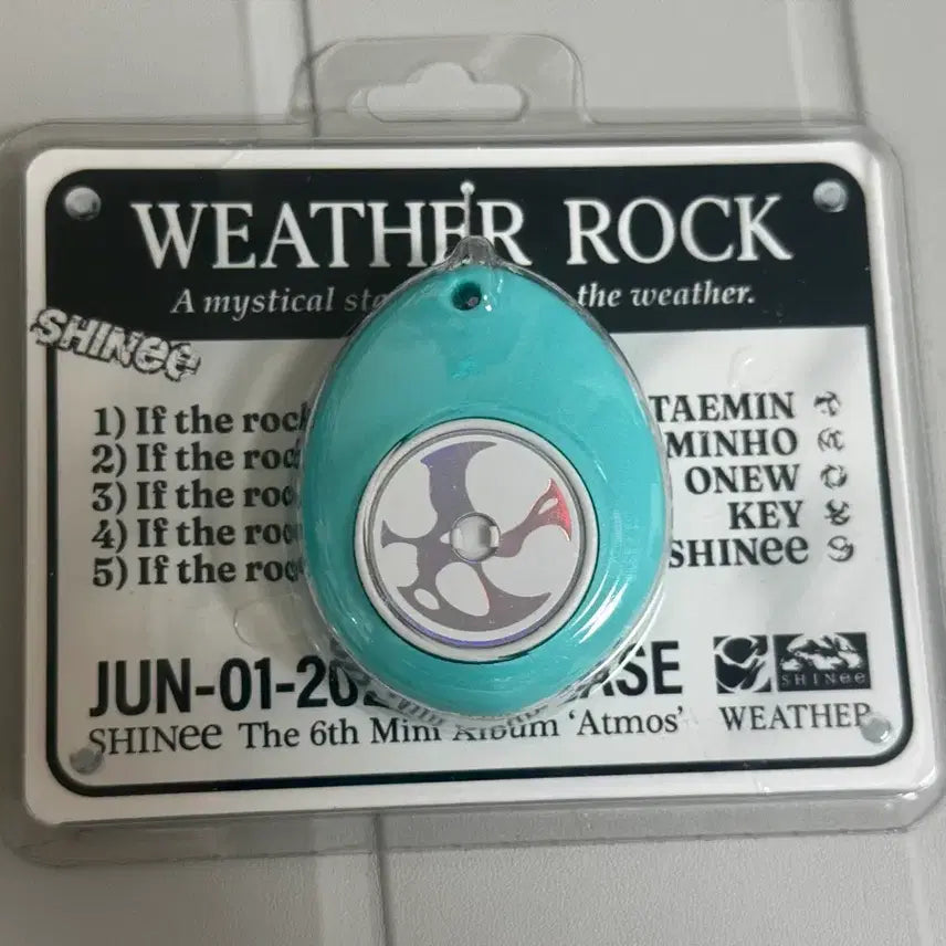 [BUNJANG] SHINee Key Weather Rock Voice Keyring Album / 샤이니 웨더락 키 보이스 키링 앨범 양도