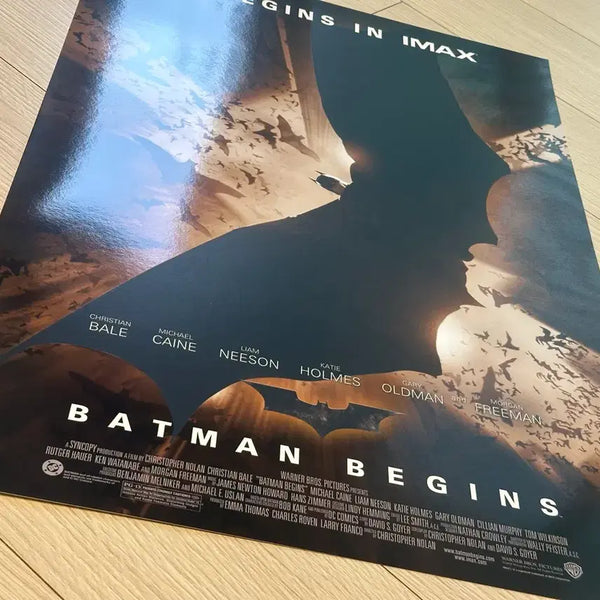[BUNJANG] Rare Limited Edition The Dark Knight Batman Begins IMAX Poster A3 / [2021초희귀한정판]영화 다크나이트 배트맨 비긴즈 아이맥스 포스터A3