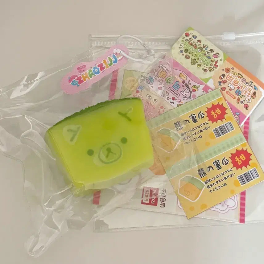 [BUNJANG] Pompushop Rilakkuma Melon Bread Squishy / 샤오홍슈 폼푸샵 리락쿠마 말랑이 메론쿠마