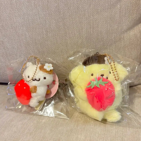 [BUNJANG] Sanrio Pompompurin Ichigo Strawberry Series Muffin Set / 새상품) 정품 폼폼푸린 이치고 딸기 시리즈 머핀 세트