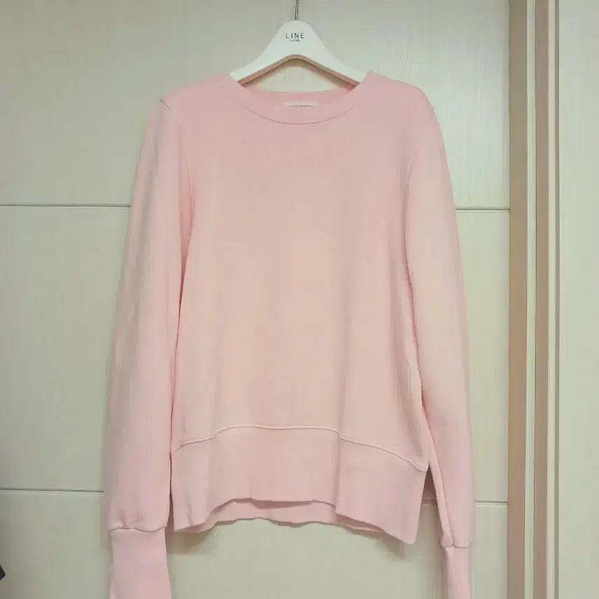 [BUNJANG] Unique Sleeve Soft Sweatshirt / 1회착용) 독특한 소매 부들 맨투맨