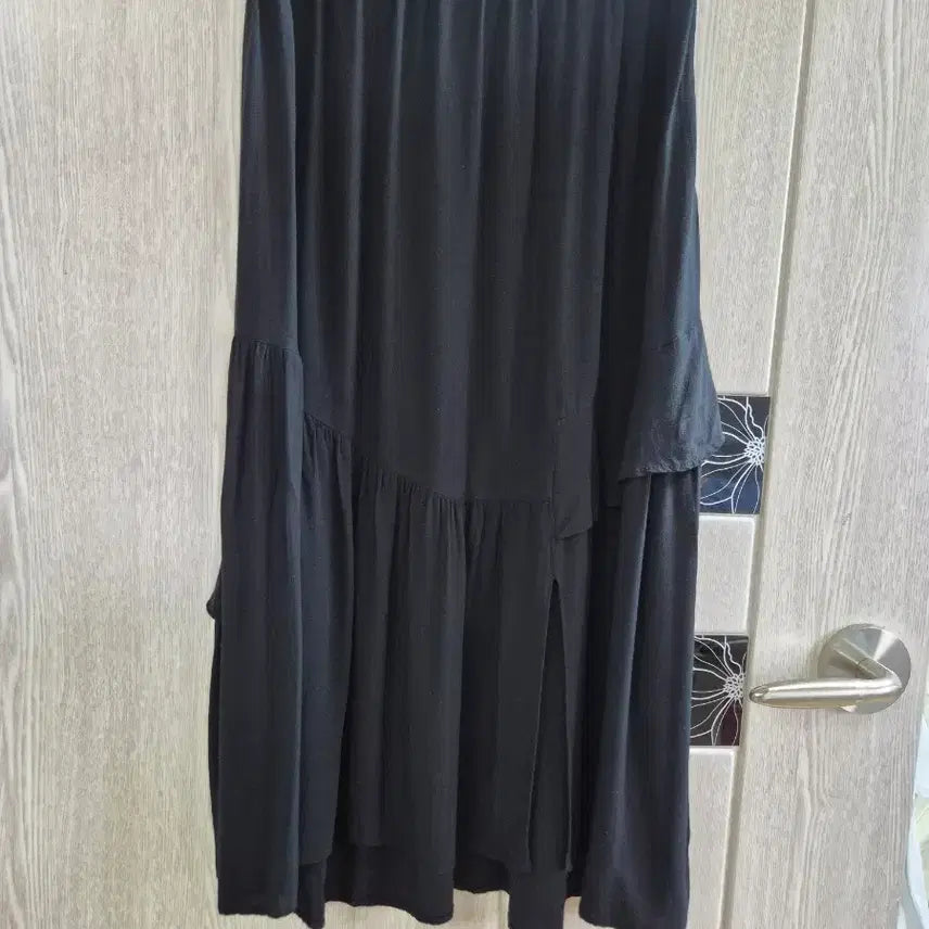 [BUNJANG] Jaju Frill Back-Banding Midi Skirt / 자주_프릴 뒷밴딩 스커트 S