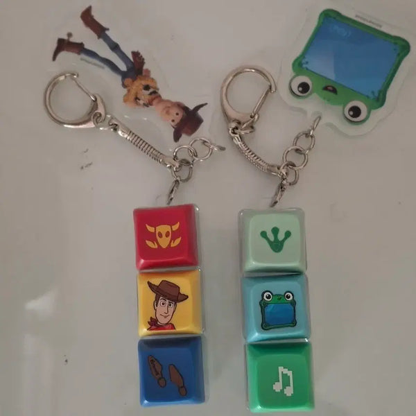 [BUNJANG] Toy Story Woody & Lilypad Random Keyring / 토이스토리 우디/릴리패드 랜덤 키링