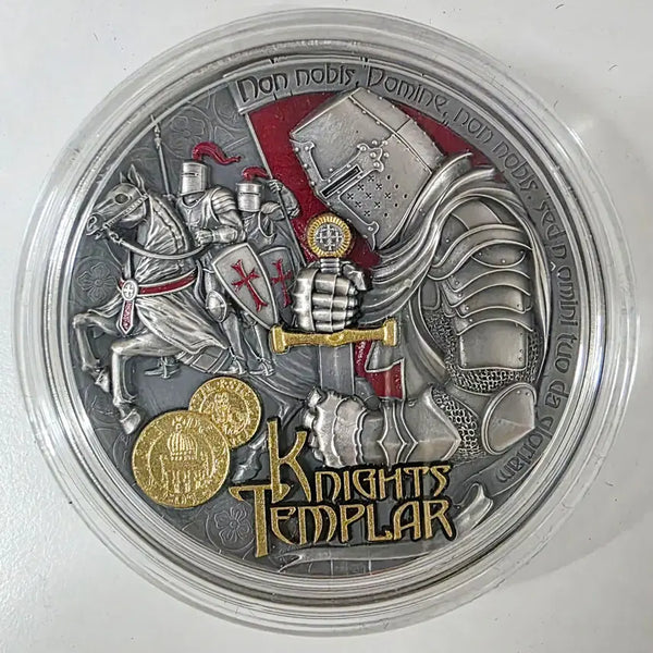 [BUNJANG] Mint XXI Templar Knights Series 1st Edition 2 oz Silver Coin / 템플러 기사단 시리즈 1차 2온스 은화