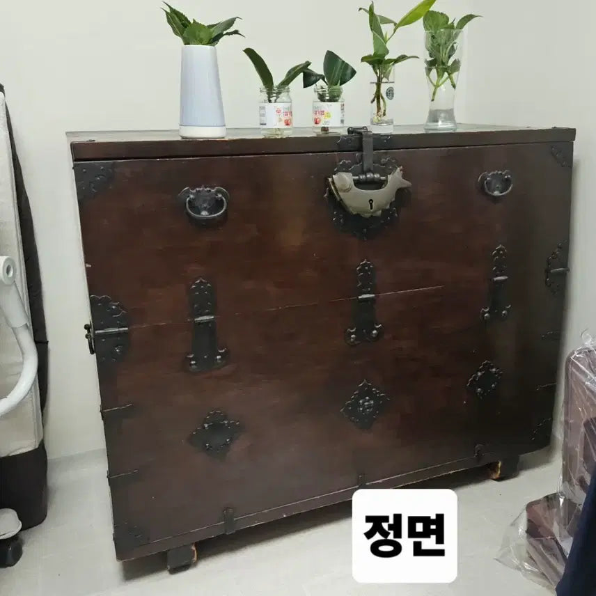 [BUNJANG] Gochang Bandaji Antique Chest / 고창 반닫이 빈티지 골동품 인테리어 희귀품 수집품
