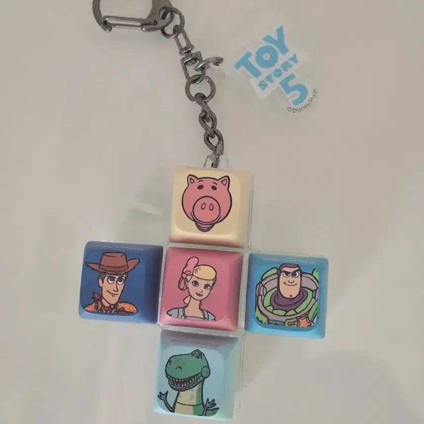[BUNJANG] Toy Story 5 Keycap Keyring / 토이스토리5 키캡 키링