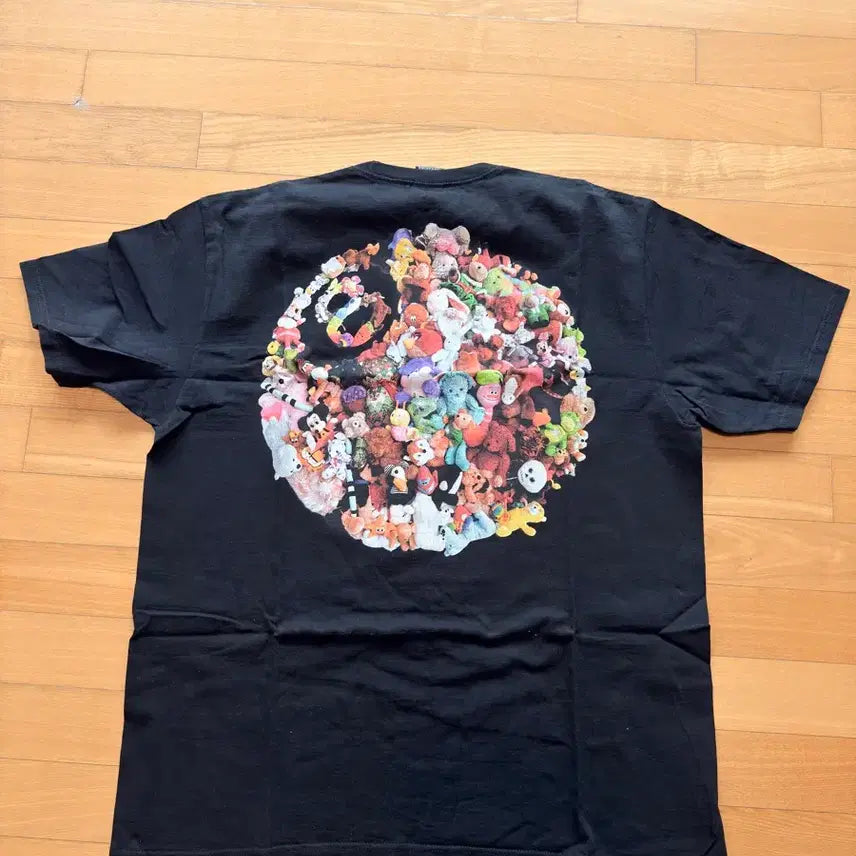 [BUNJANG] Stussy Plush T-Shirt Black XL / 스투시 플러시 티셔츠 블랙