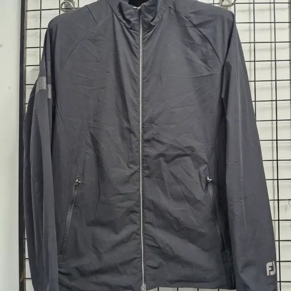 [BUNJANG] Footjoy Golf Functional Windbreaker Jacket Black / 95M 풋조이 골프 기능성 바람막이 자켓 블랙.