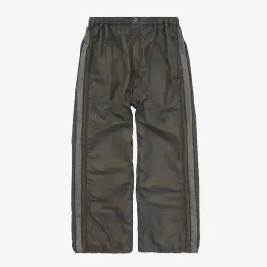 [BUNJANG] Polyteru Glossy Track Pants Khaki Grey / [3] 폴리테루 글로시 트랙 팬츠 카키 그레이