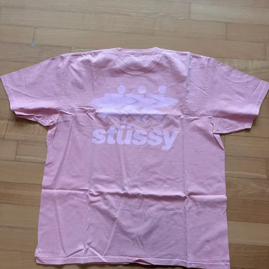 [BUNJANG] Stussy Surfwork Pigment Dye T-Shirt Coral / 스투시 서프워크 피그먼트 다잉 티셔츠 코랄