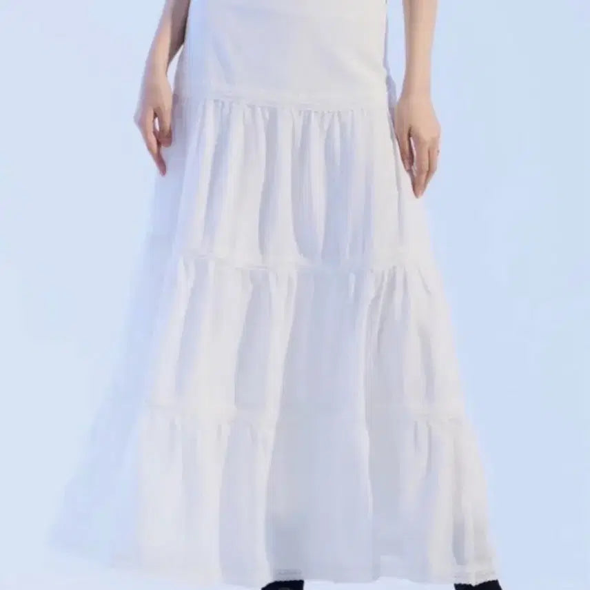 [BUNJANG] MOAA Soft Flare Long Skirt / 모아 소프트 플레어 롱스커트