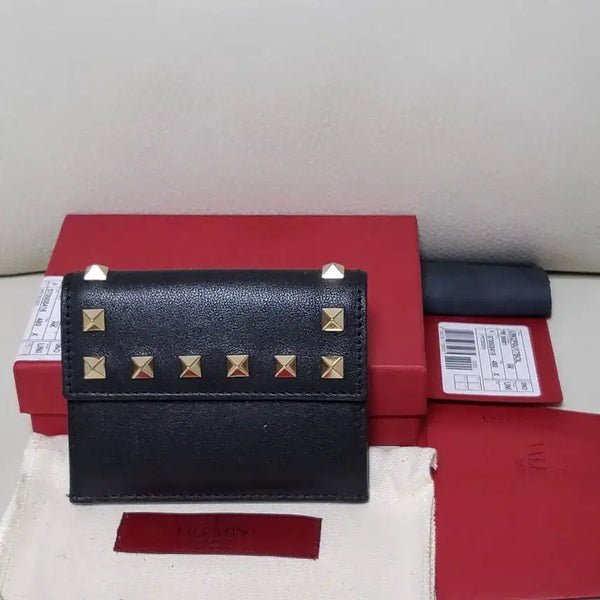[BUNJANG] Valentino Rockstud Card Holder / 발렌티노 락스터드 카드지갑 정품