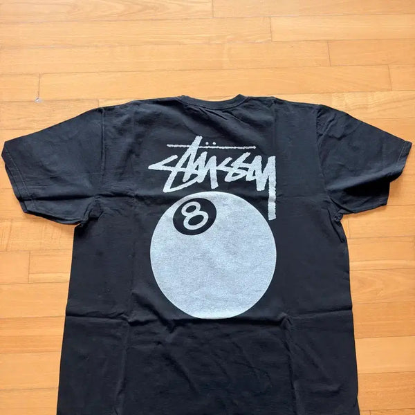 [BUNJANG] Stussy 8 Ball Pigment Dyed T-Shirt Black / 스투시 8볼 피그먼트 다잉 티셔츠 블랙