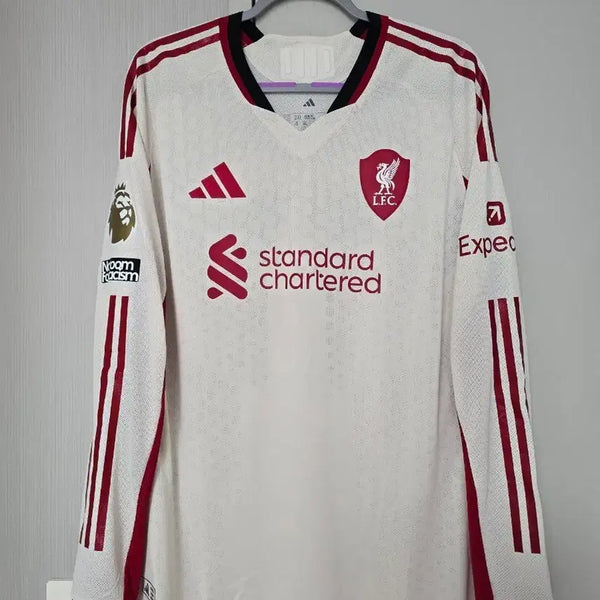 [BUNJANG] Liverpool 25/26 Away Authentic Long Sleeve Salah Jersey / 리버풀 25/26 시즌 어웨이 어센틱 긴팔 살라 유니폼 판매