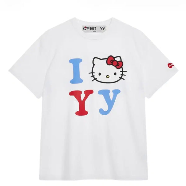 [BUNJANG] Opeunyy Hello Kitty Collaboration T-shirt / 오픈yy 헬로키티 s/m