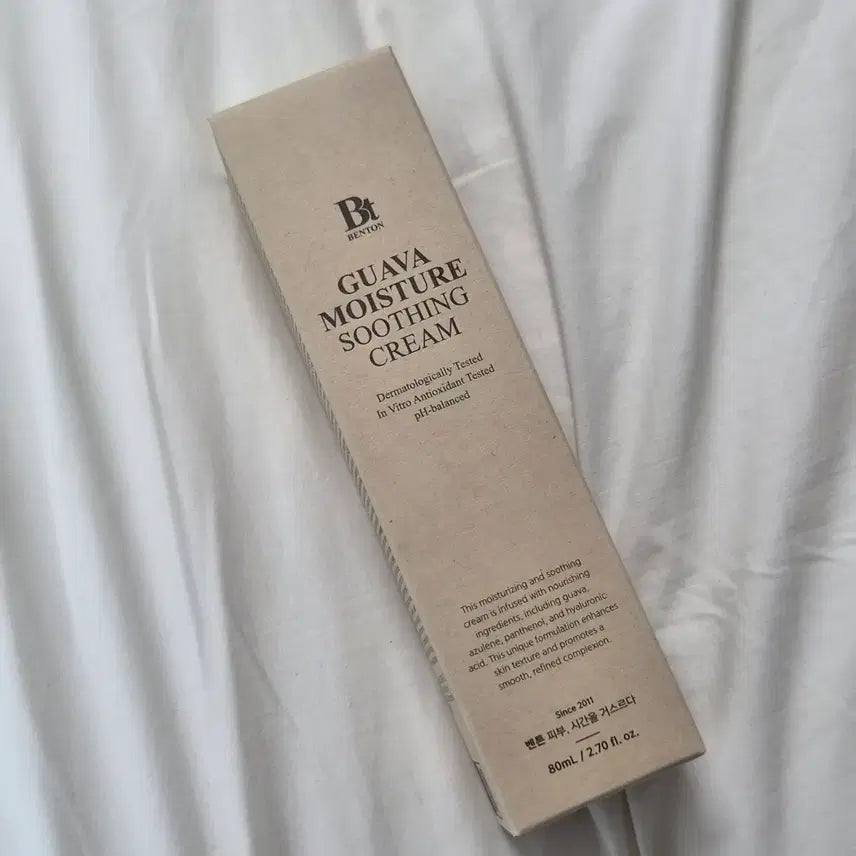 [BUNJANG] Benton Guava Moisture Soothing Cream 80ml / 새상품) 벤튼 구아바 수분 진정 크림 80ml