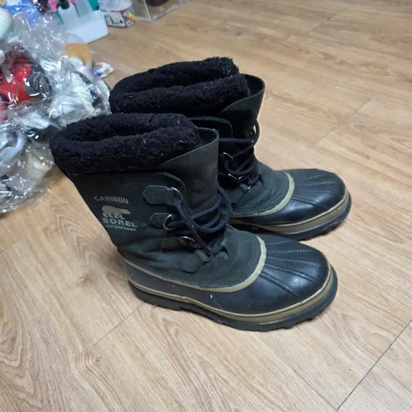[BUNJANG] Sorel Caribou Black Winter Boots Size 280 / 쏘렐 카리부 280