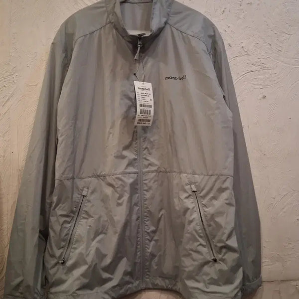 [BUNJANG] Montbell Lightweight Windbreaker Jacket - Light Gray / 몽벨 경량 바람막이 자켓 라이트그레이