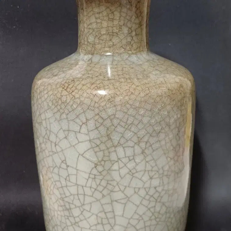 [BUNJANG] Chinese Celadon Vase with Crazing / 중국도자기  빙렬이 있는 청자병