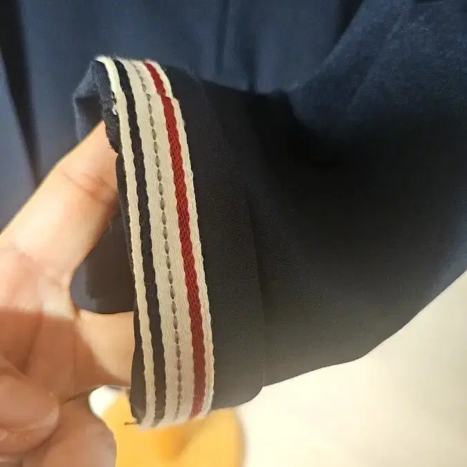 [BUNJANG] Apostrophe Navy Long Summer Jacket / 아포스 트로피 네이비 롱 썸머쟈켓